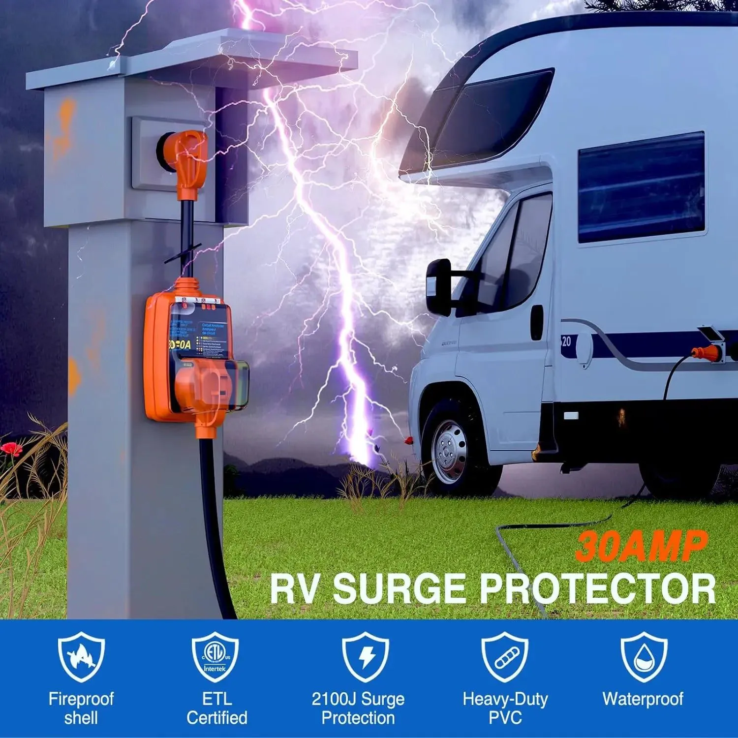 30Amp RV Surge Protector Circuit