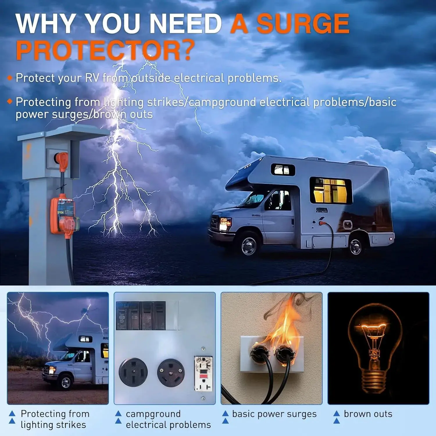 30Amp RV Surge Protector Circuit