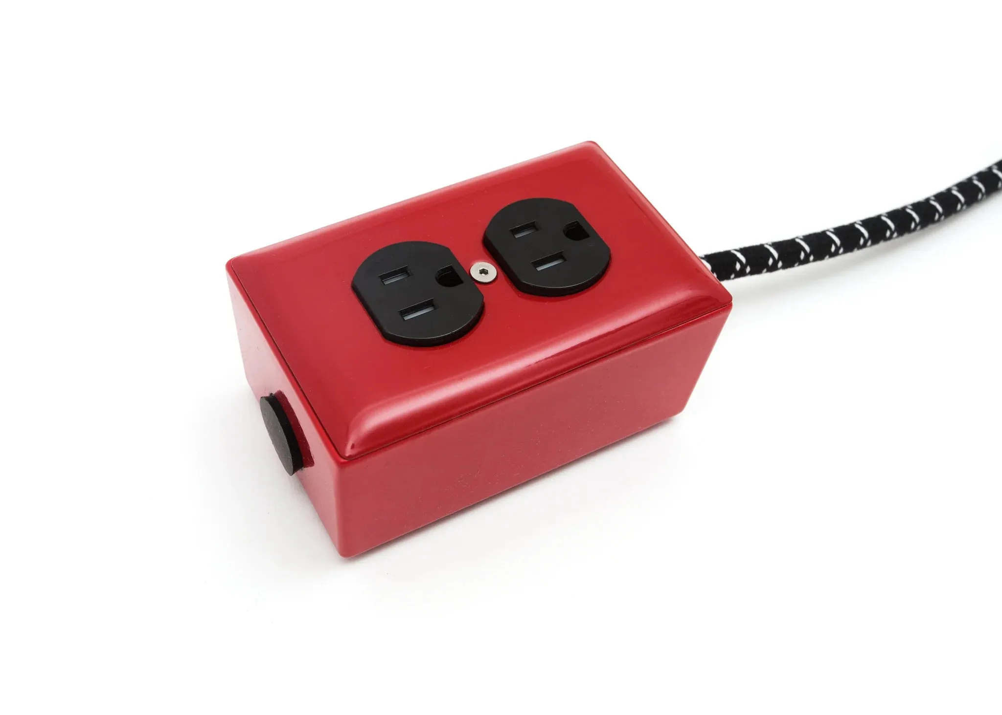 Extō in BOTTLE ROCKET RED w/ Black & White X Cord