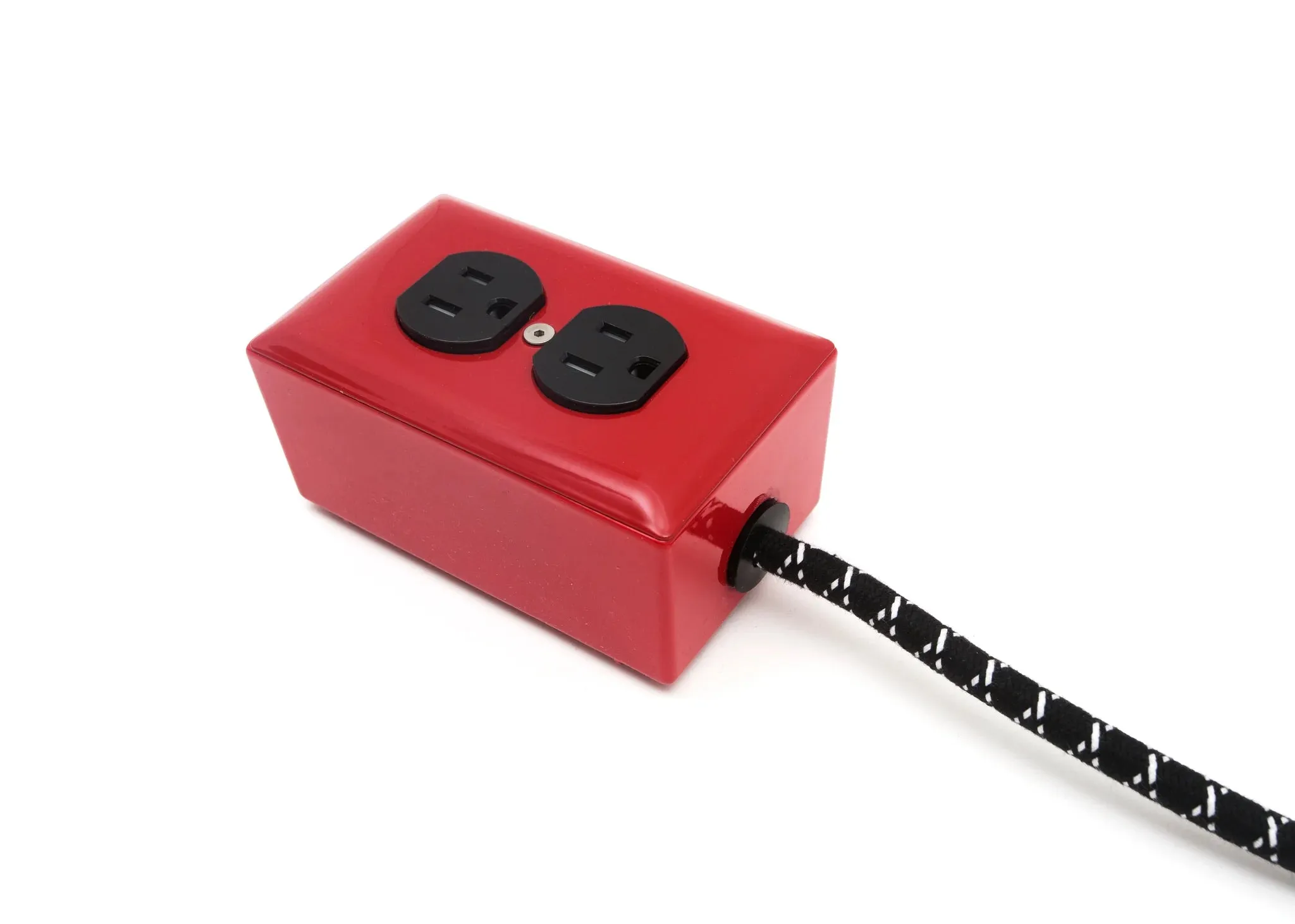 Extō in BOTTLE ROCKET RED w/ Black & White X Cord