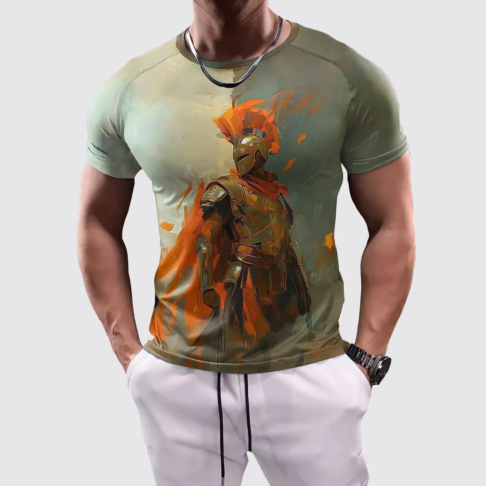 Warrior 3D Tight-Fitting Tee- AA05927