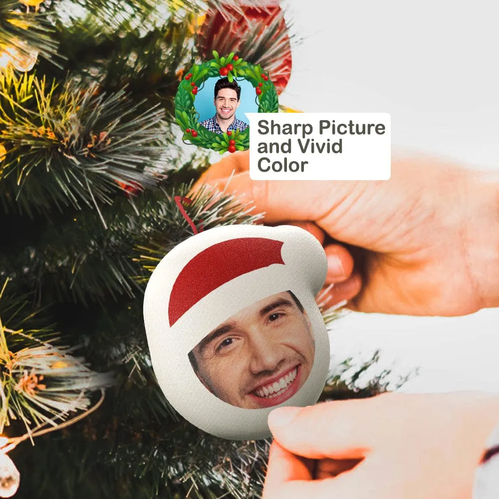 Xmas Suprise Gifts Christmas Photo Hanging Decorations Blind Box Custom Face Christmas Hanging Ornaments