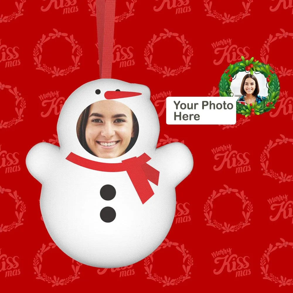 Xmas Suprise Gifts Christmas Photo Hanging Decorations Blind Box Custom Face Christmas Hanging Ornaments