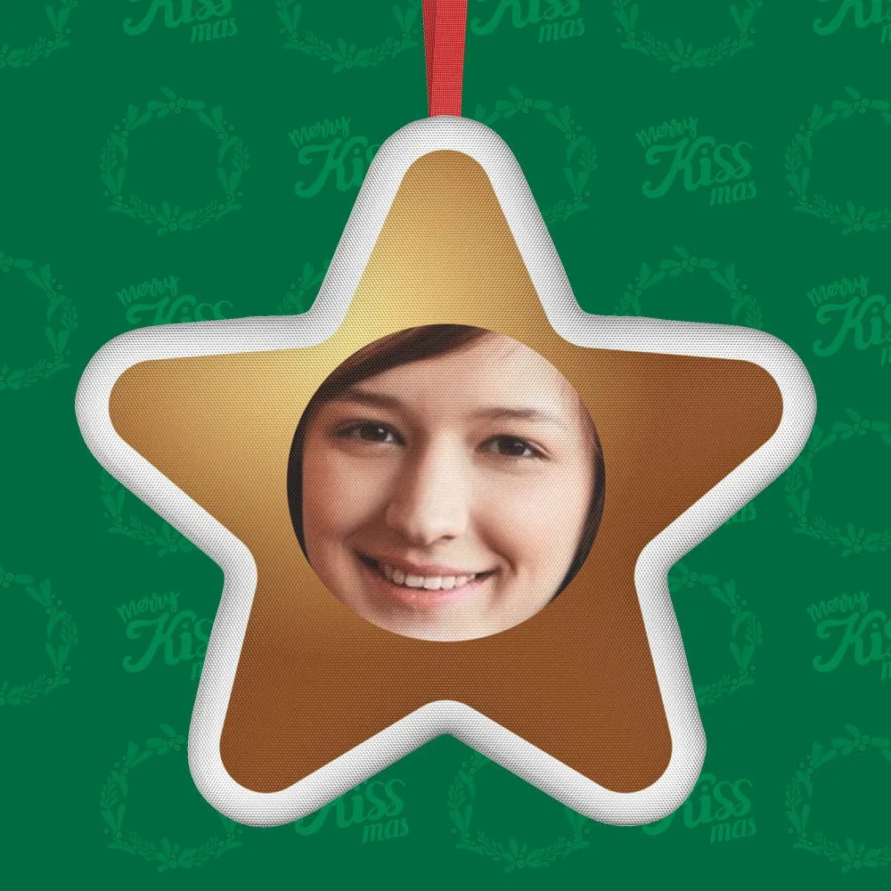 Xmas Suprise Gifts Christmas Photo Hanging Decorations Blind Box Custom Face Christmas Hanging Ornaments