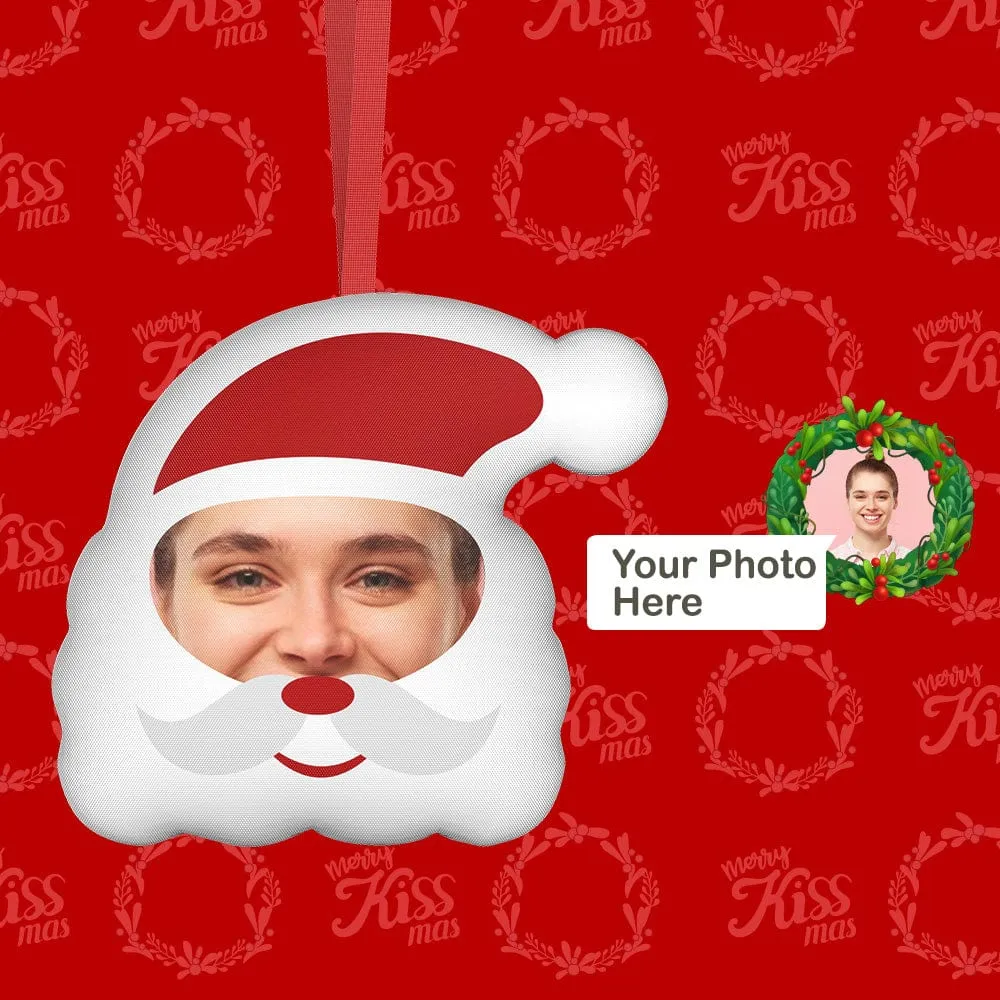 Xmas Suprise Gifts Christmas Photo Hanging Decorations Blind Box Custom Face Christmas Hanging Ornaments