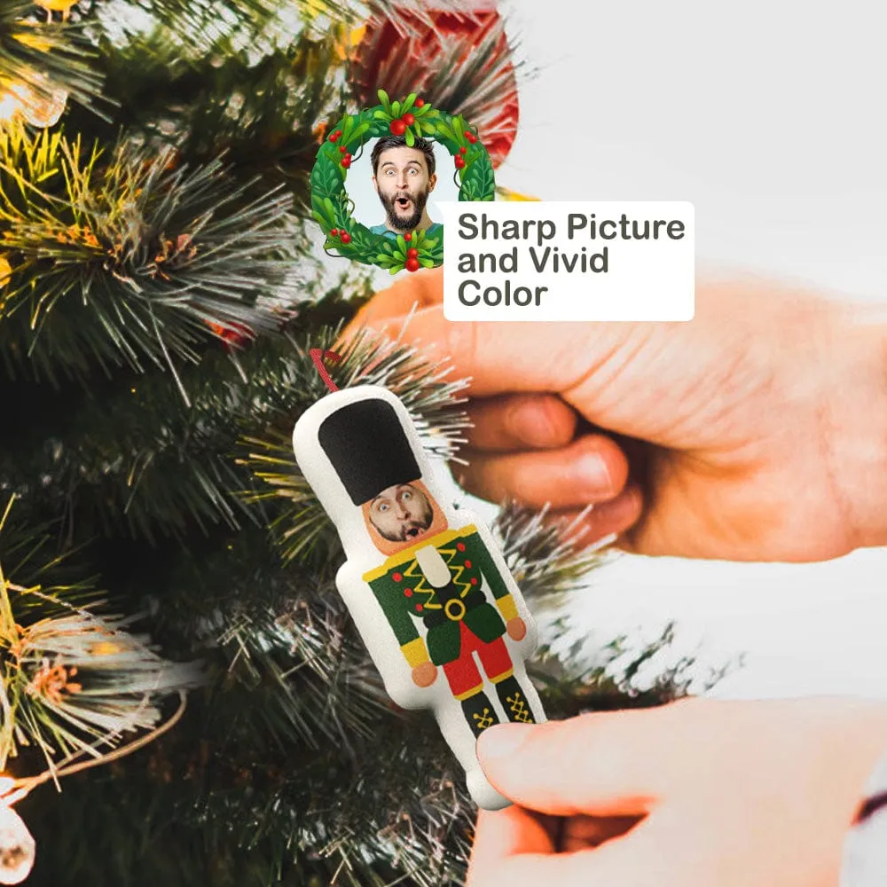 Xmas Suprise Gifts Christmas Photo Hanging Decorations Blind Box Custom Face Christmas Hanging Ornaments