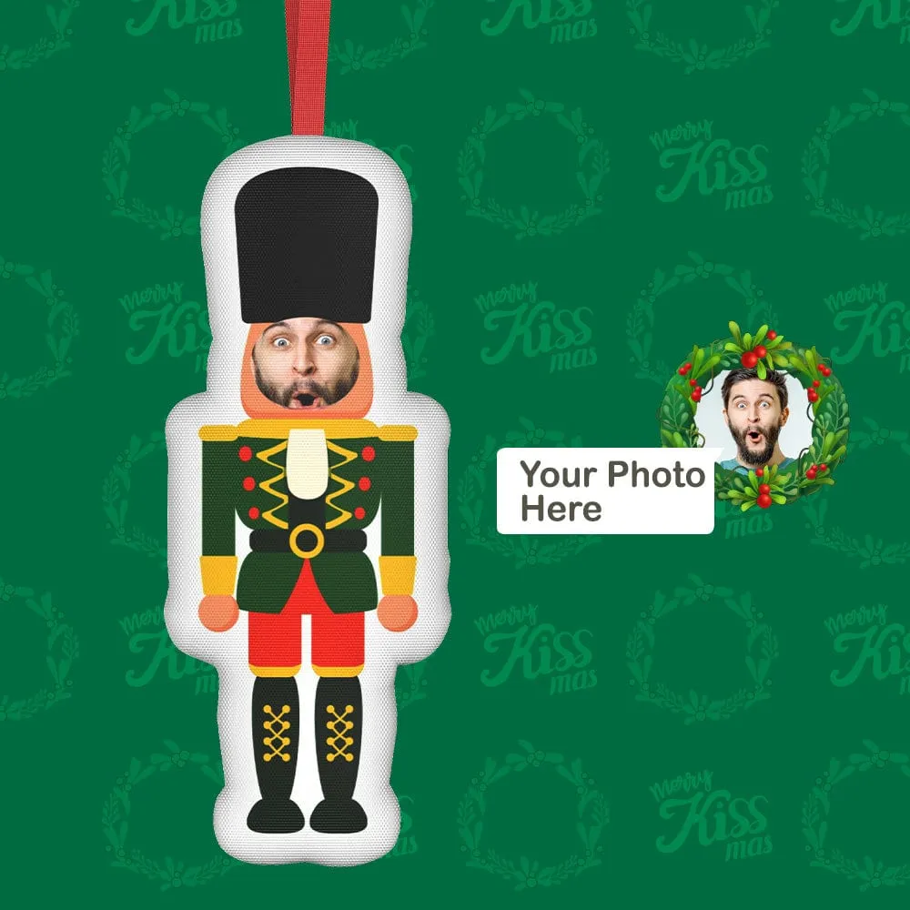 Xmas Suprise Gifts Christmas Photo Hanging Decorations Blind Box Custom Face Christmas Hanging Ornaments